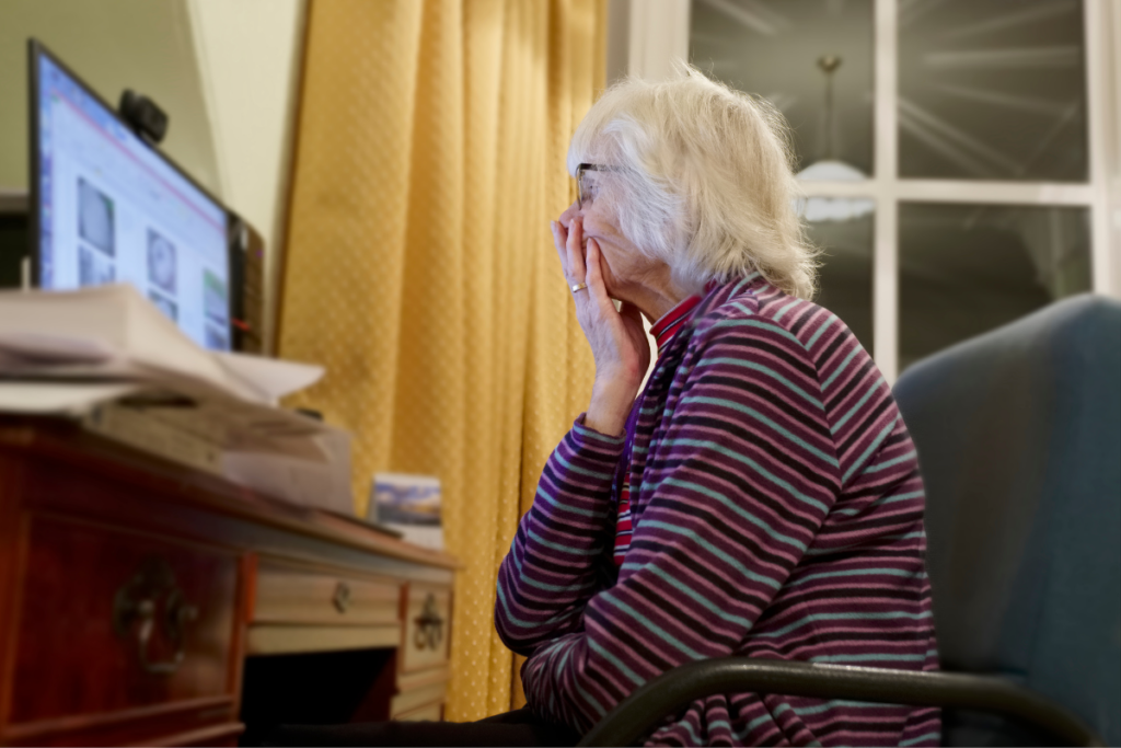 is it time for power of attorney - elderly confused with computer screen and banking